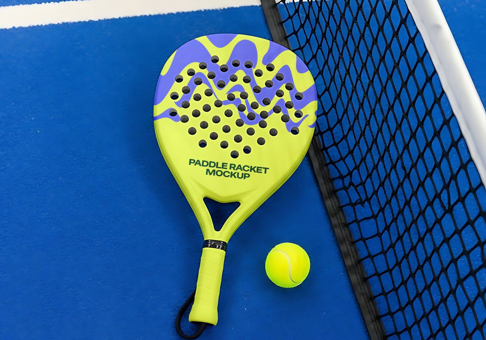 Paddle Court Mockup Bundle – 15 PSD Templates for Sports Branding & Equipment Design