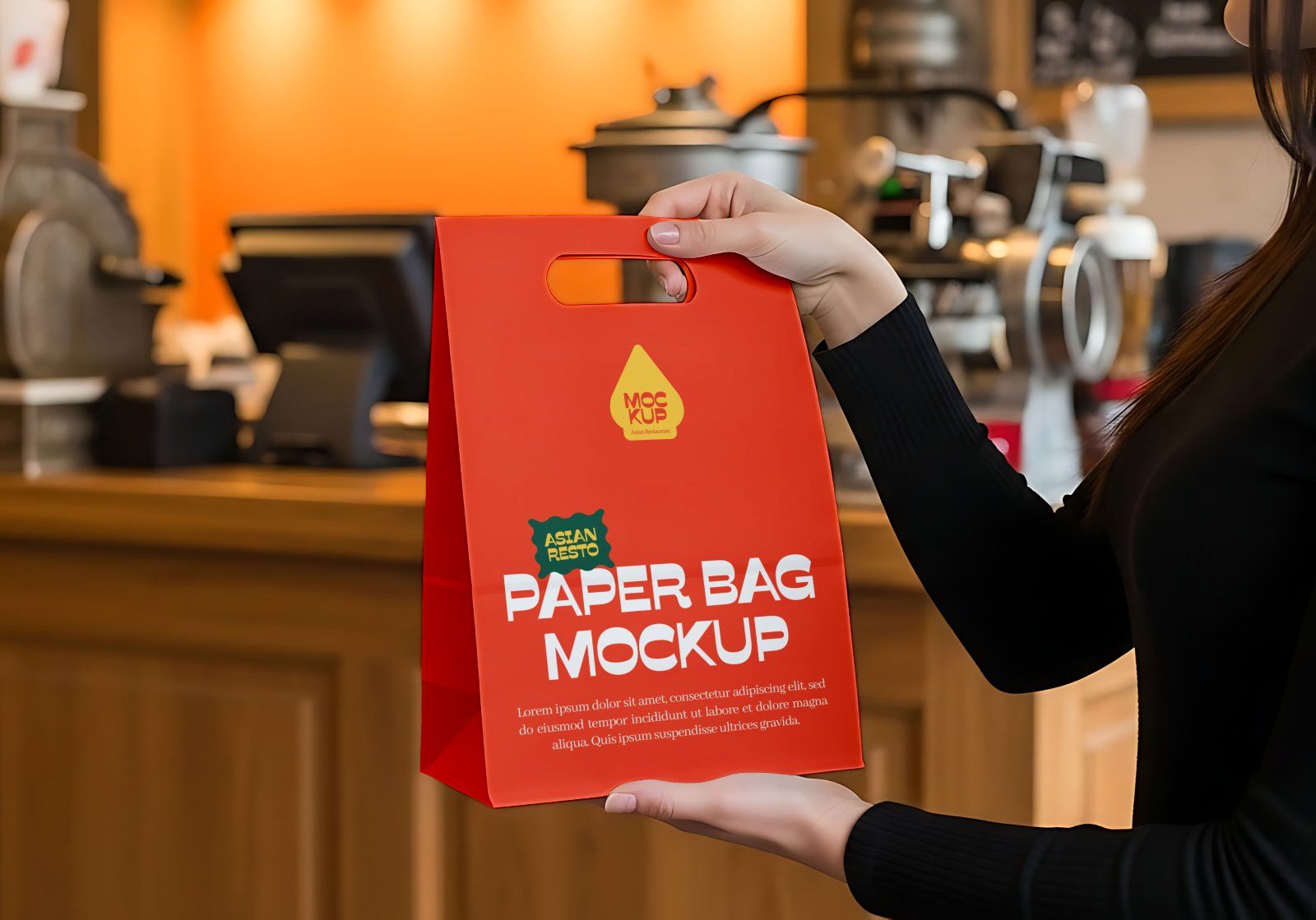 Asian Restaurant Mockup Bundle – 15 PSD Templates for Food & Packaging Branding