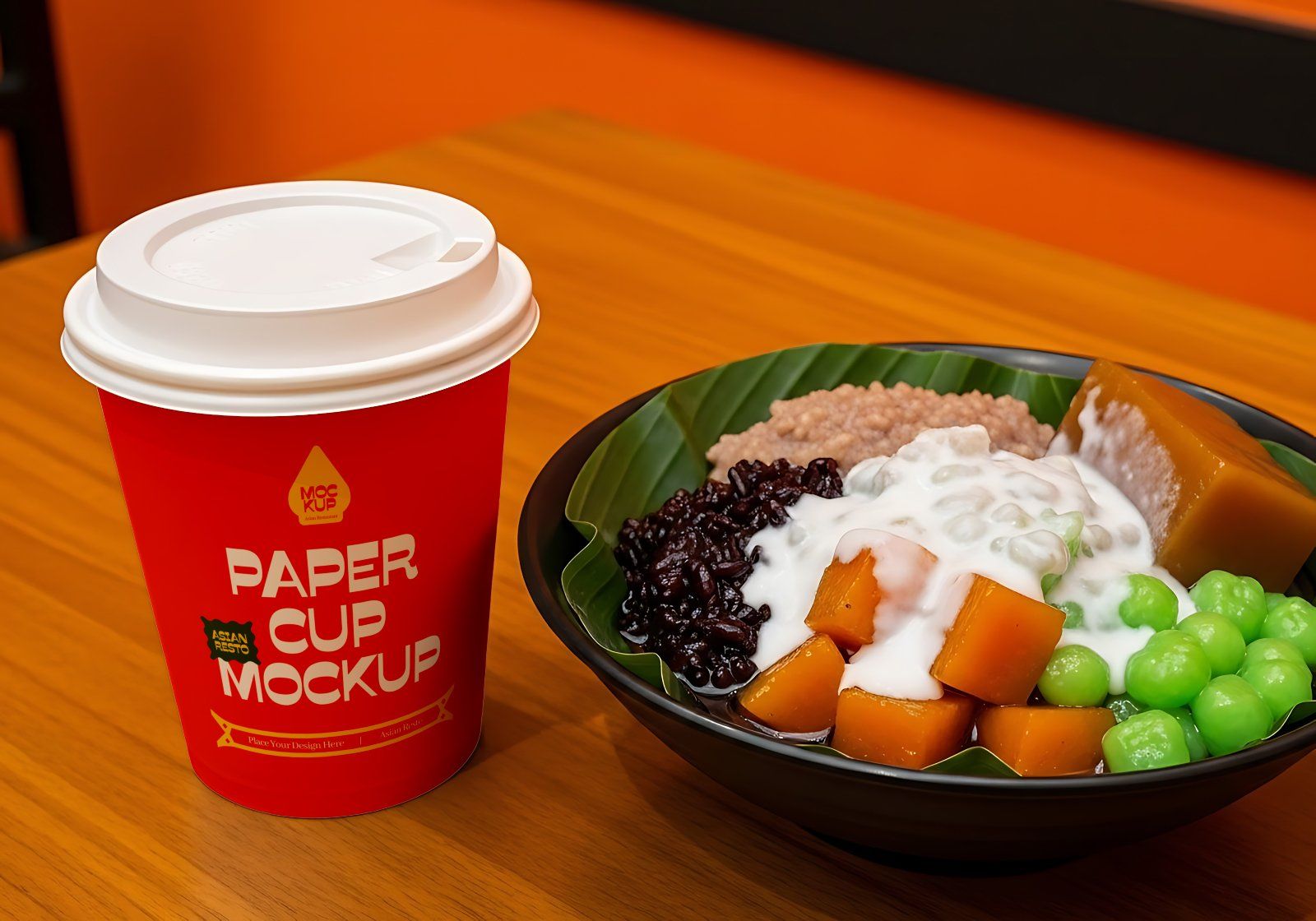 Asian Restaurant Mockup Bundle – 15 PSD Templates for Food & Packaging Branding