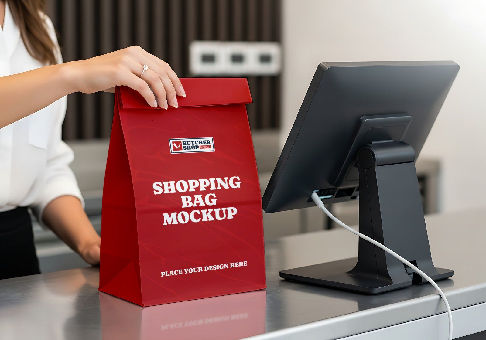 Meat & Fish Market Mockup Bundle – 15 PSD Templates for Butcher Shop Branding