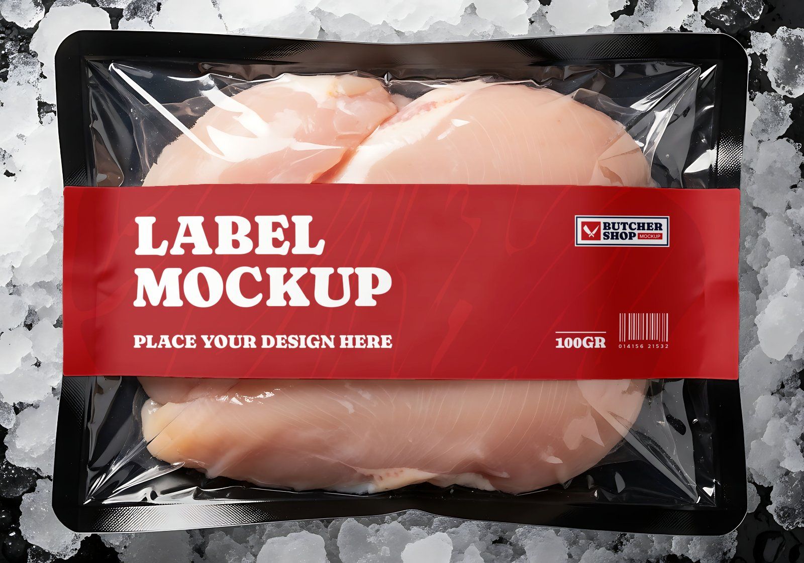 Meat & Fish Market Mockup Bundle – 15 PSD Templates for Butcher Shop Branding