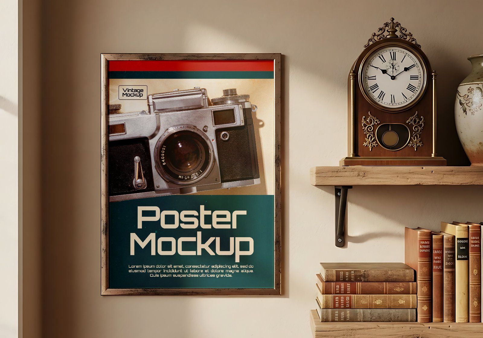 Vintage Item Mockup Bundle – 15 PSD Templates for Retro Branding & Classic Design