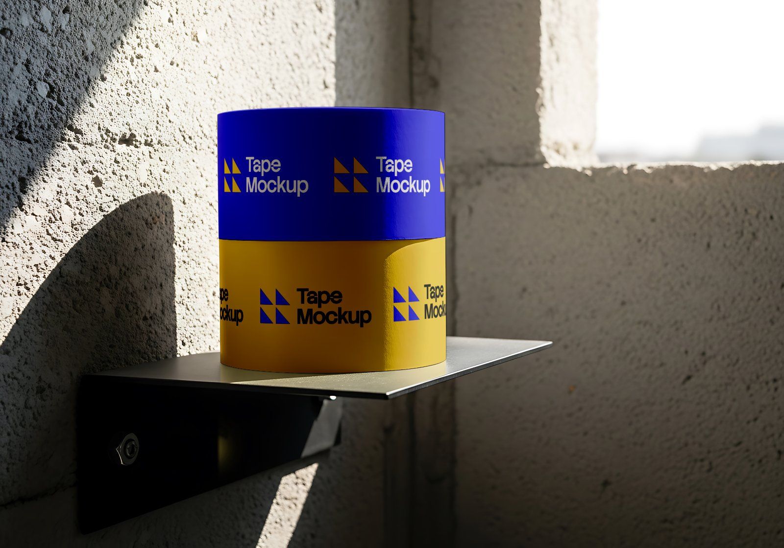 Premium Branding Project Construction Mockup