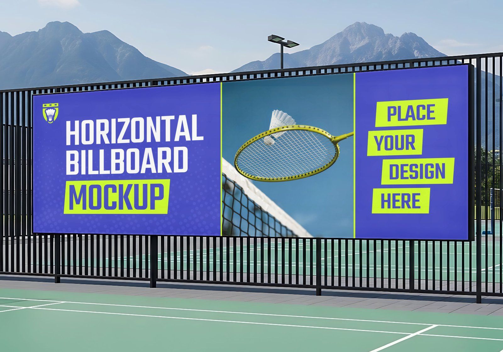 Premium Branding Badminton Mockup