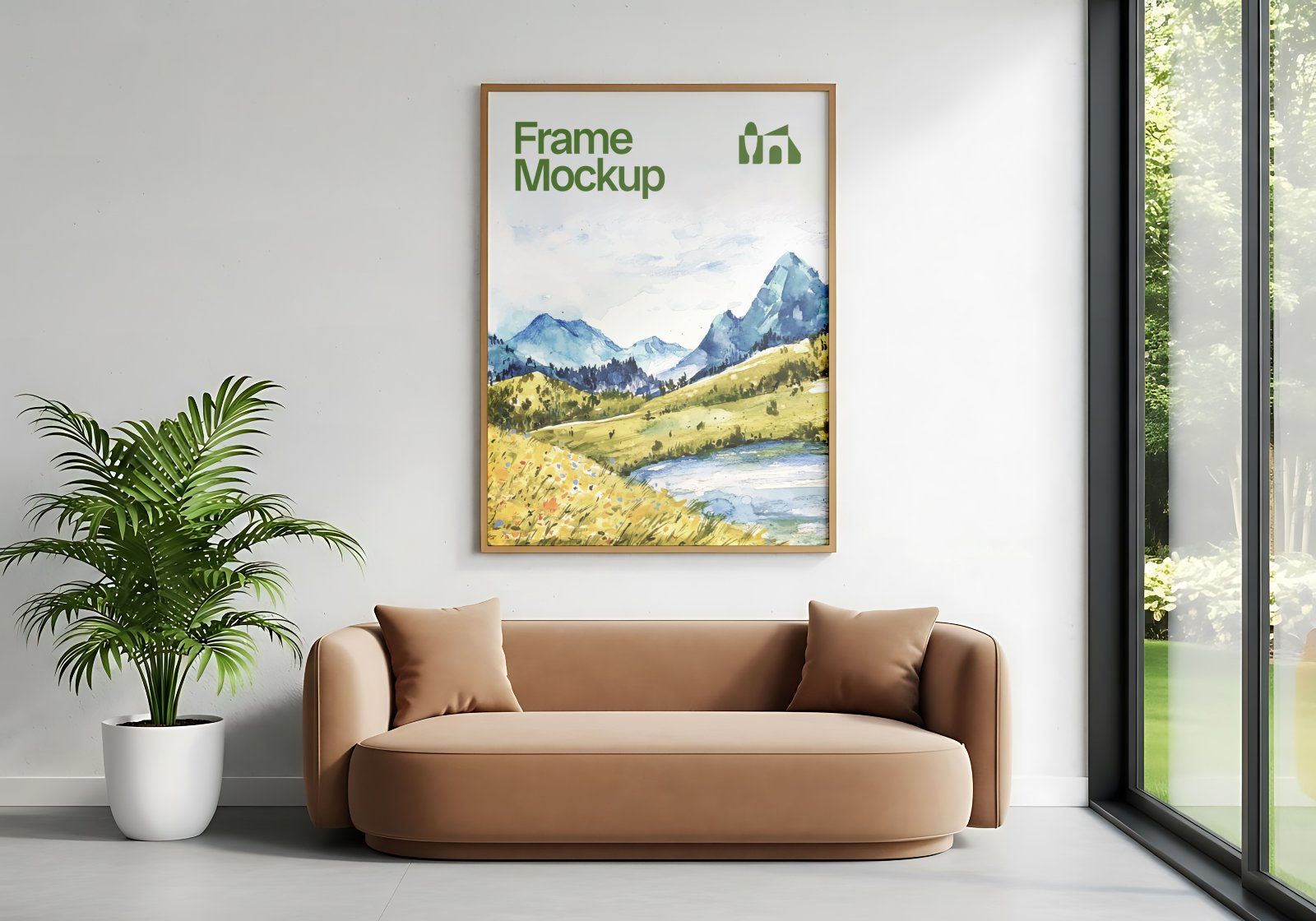 Premium Branding Villa Mockup