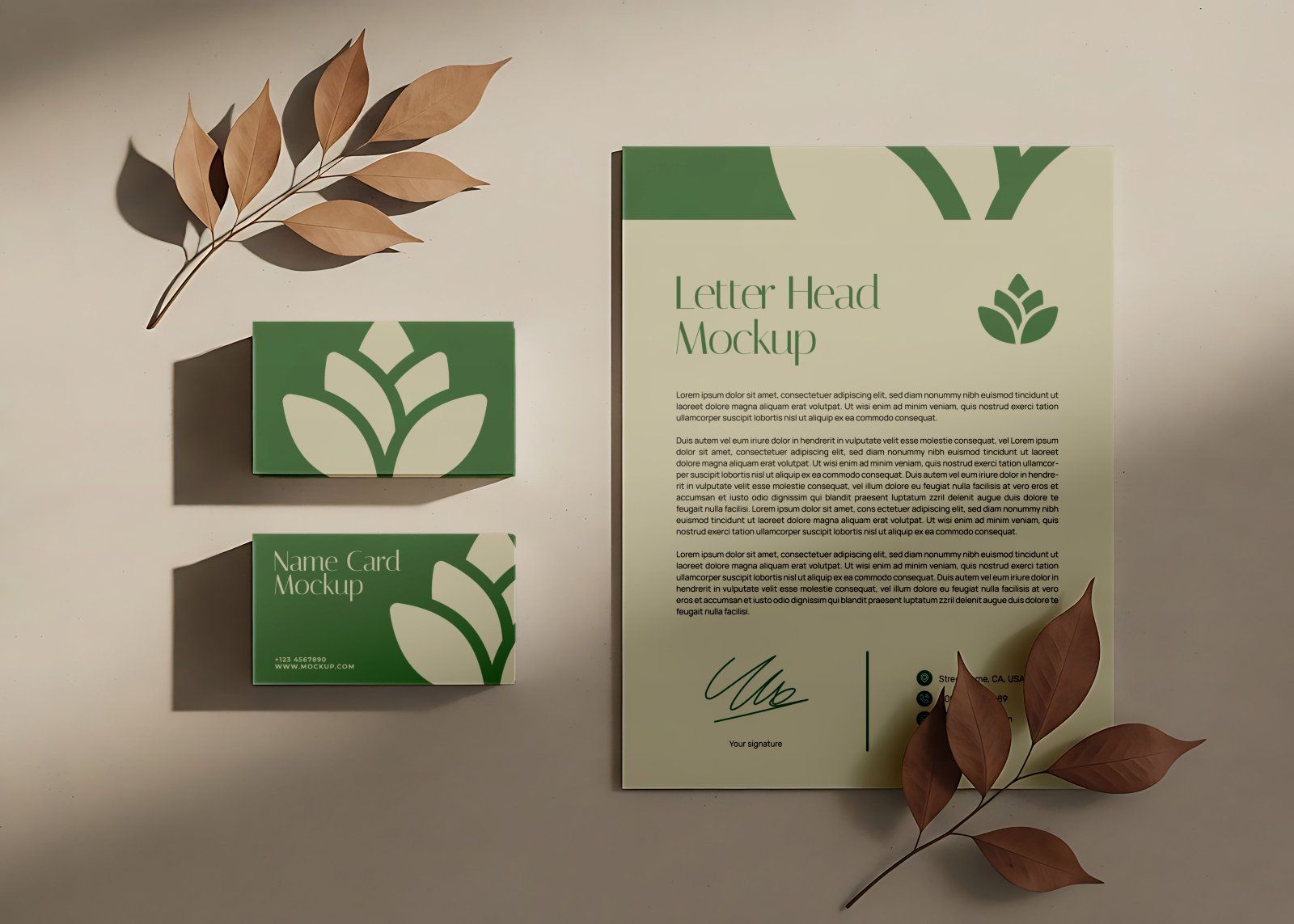 15 Spa & Beauty Branding Mockup PSD for Wellness, Skincare & Aromatherapy Designers