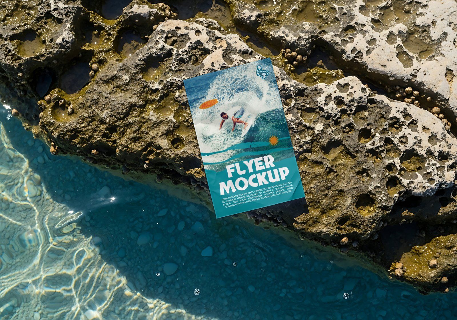 Premium Branding Beach Mockup