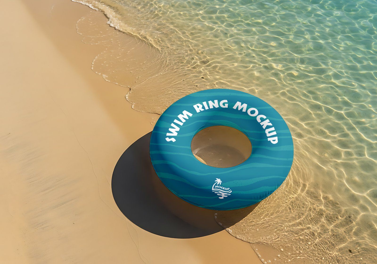 Premium Branding Beach Mockup