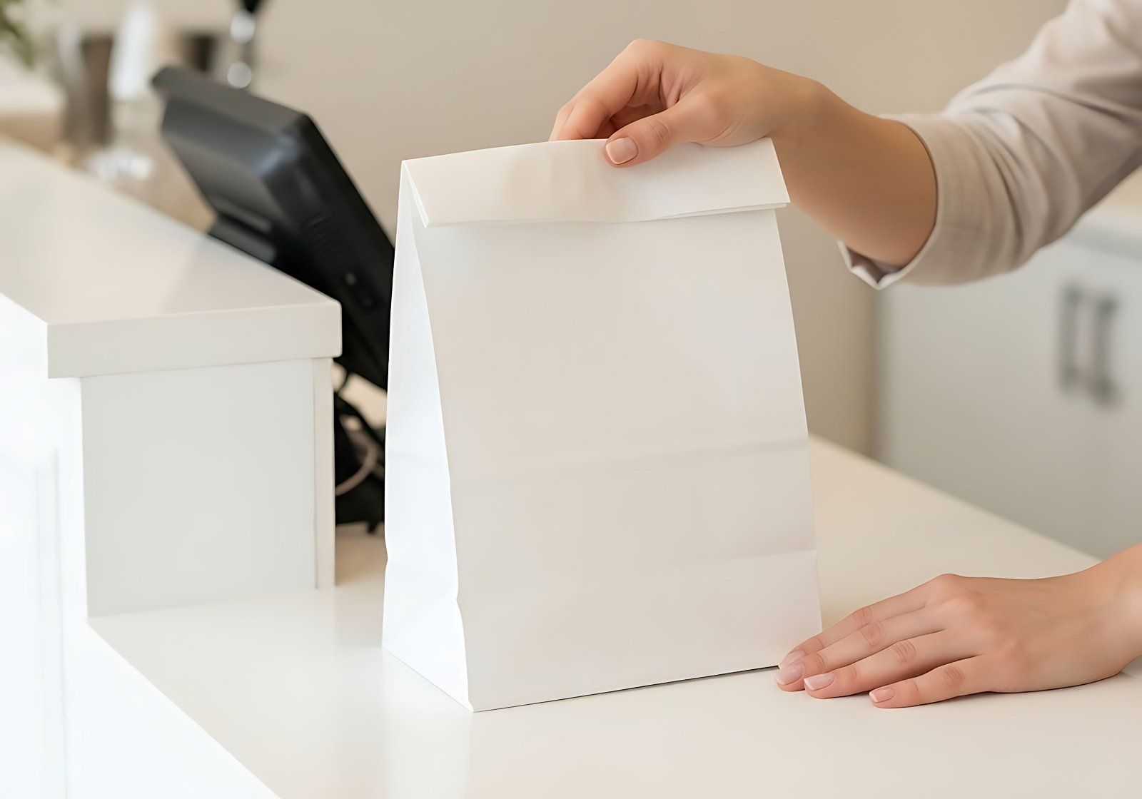 Donut Packaging Template for Cafe Branding