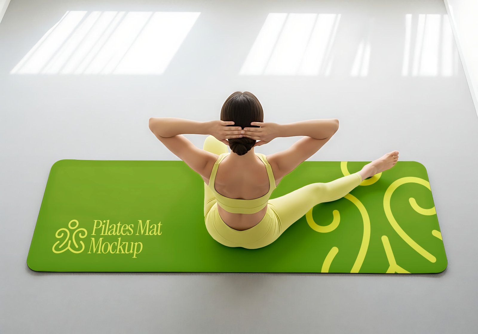 Premium Branding Pilates Mockup - 15 PSD Files