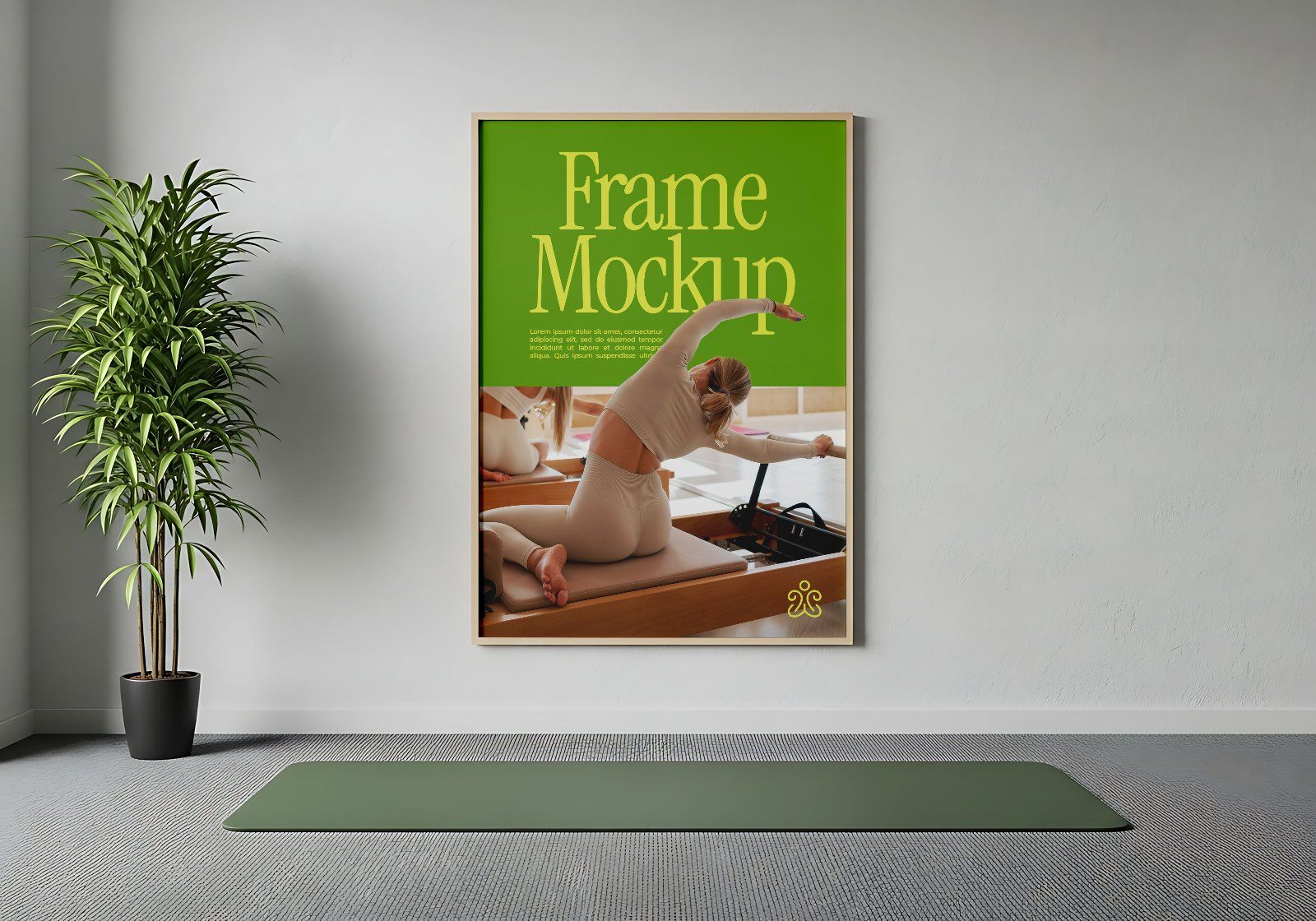 Premium Branding Pilates Mockup - 15 PSD Files