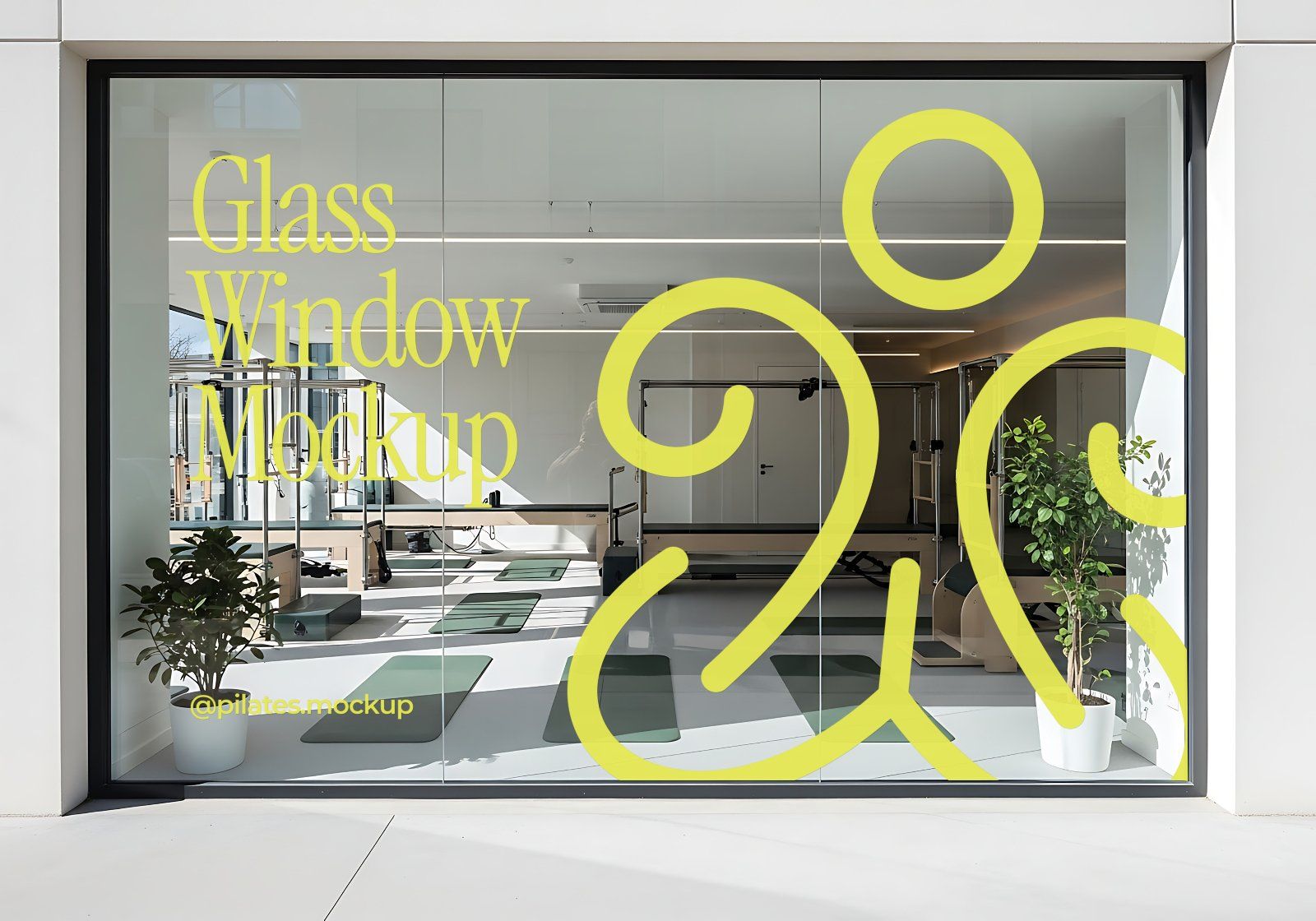 Premium Branding Pilates Mockup - 15 PSD Files