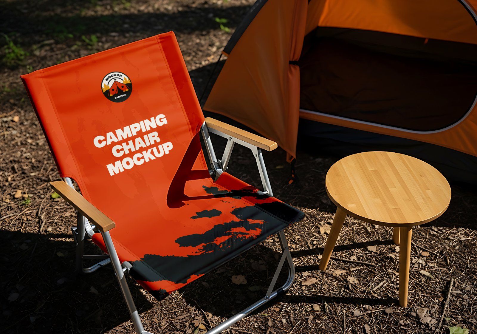 Premium Camping Set Mockup