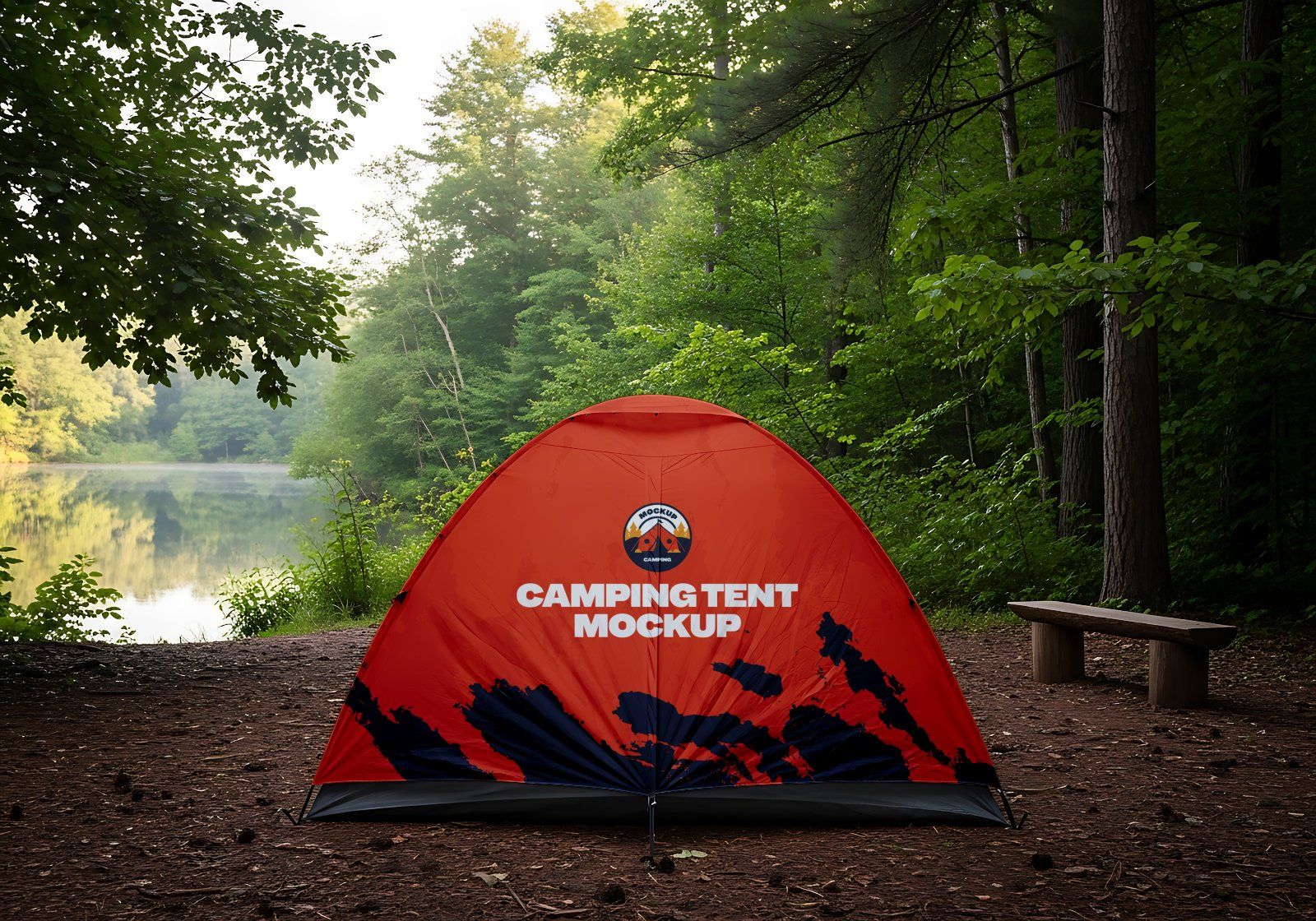 Premium Camping Set Mockup