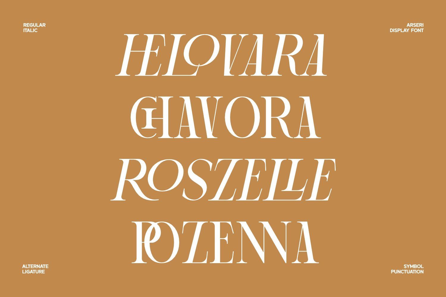 Arseri – Elegant Serif Display Font