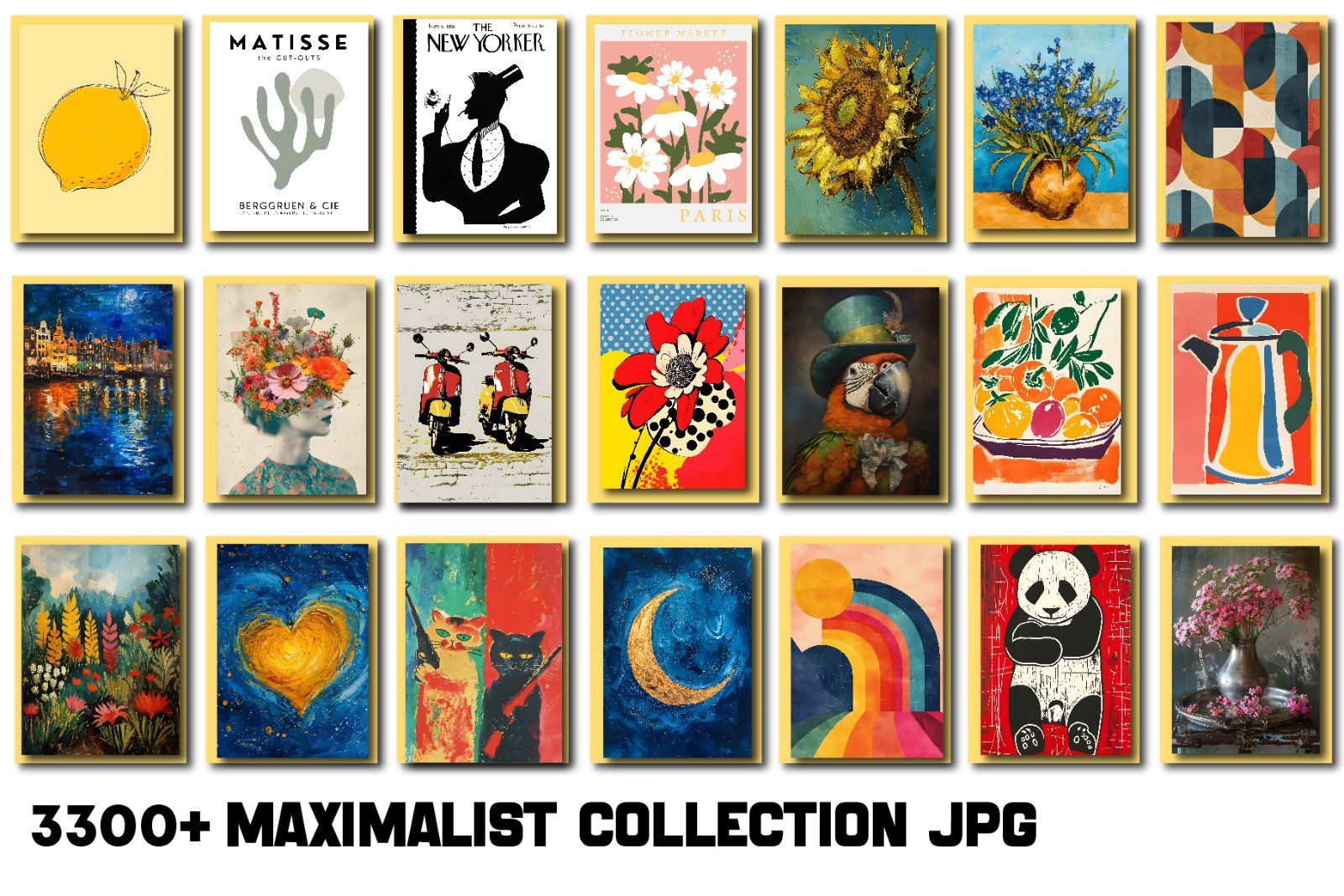 Maximalist Wall Art Collection Entire Shop Sale, Bundle Wall Art, Aesthetic wall posters, Wall Art,