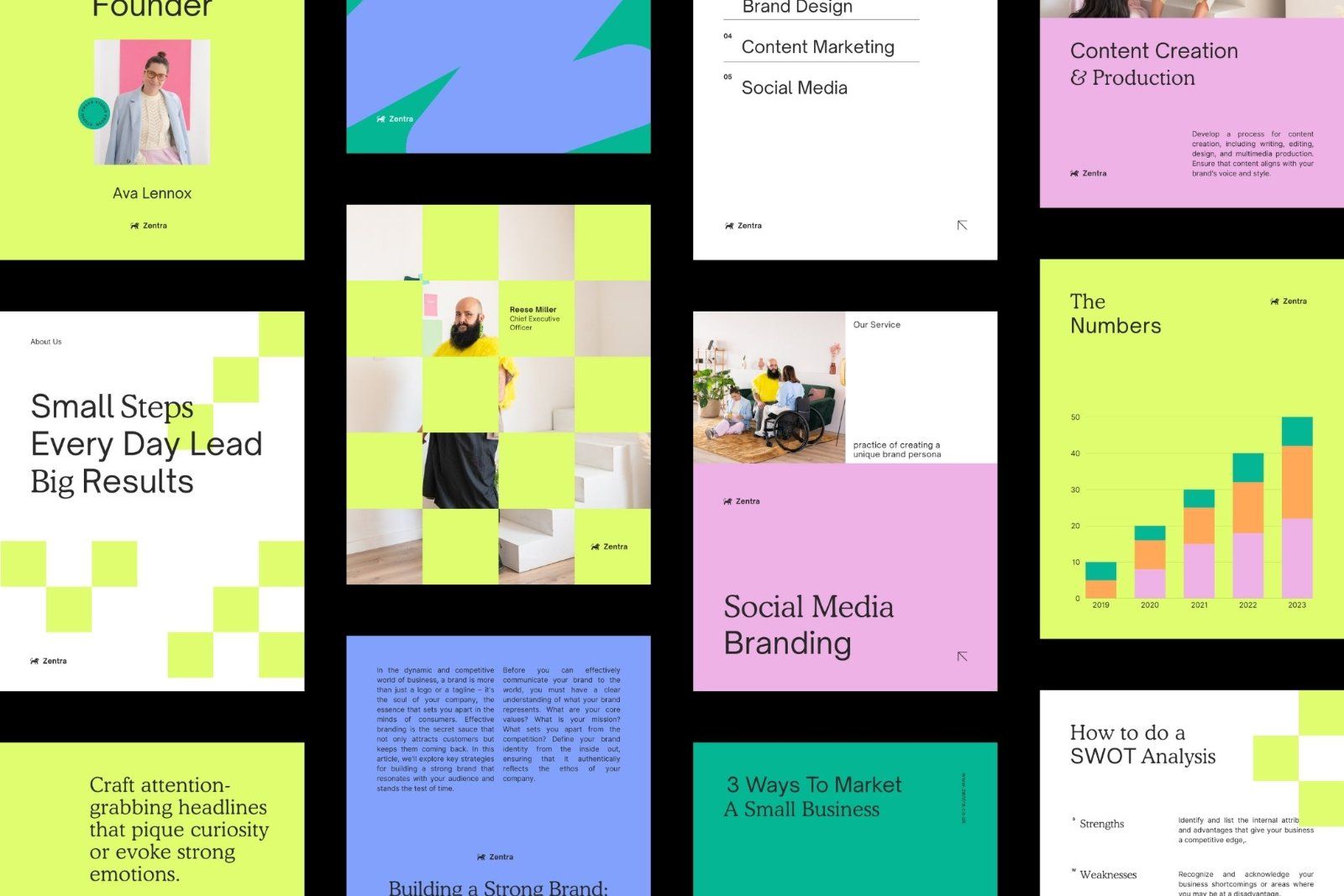 Zentra - Canva Business Social Media Pack