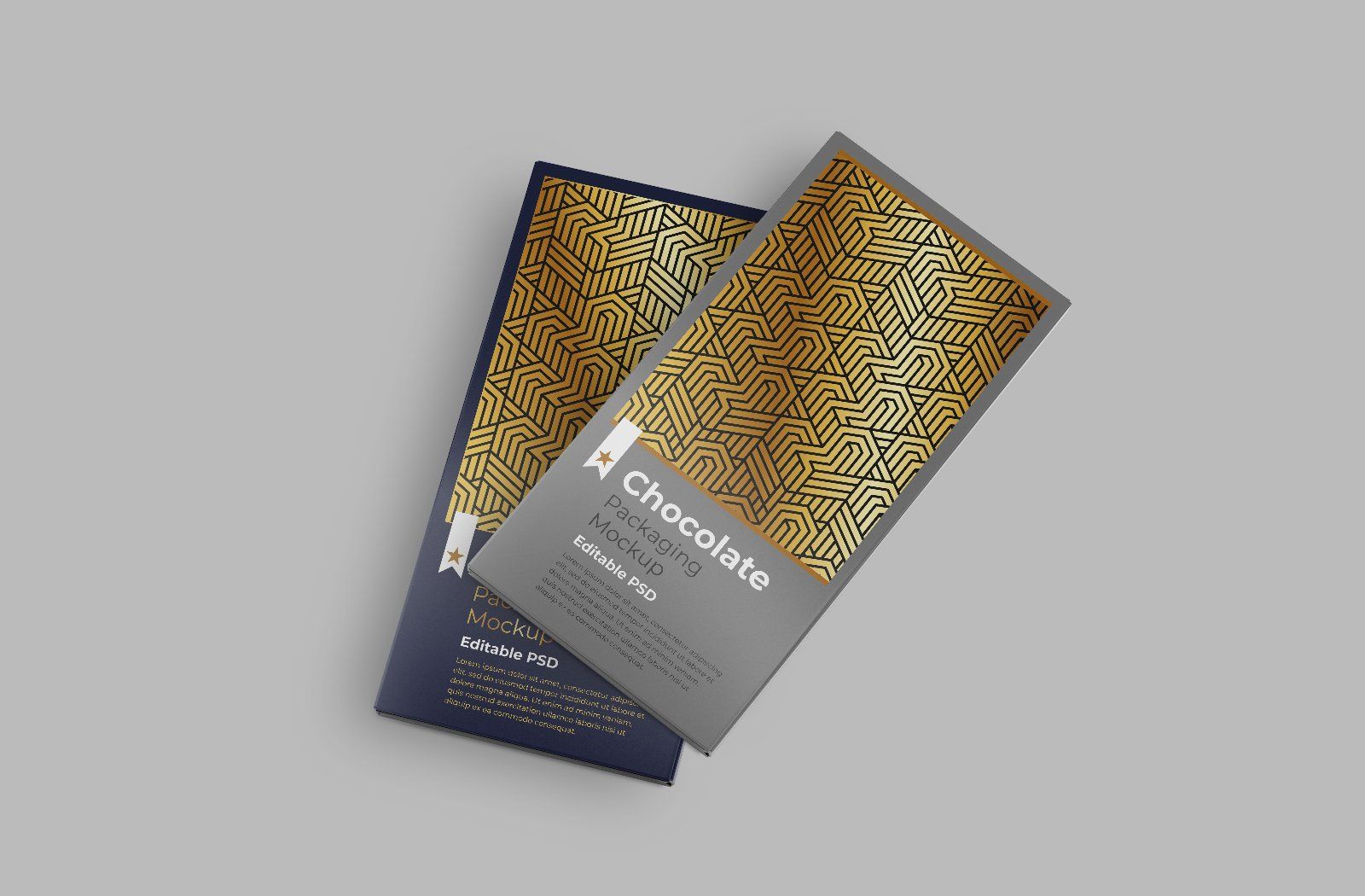 Chocolate Bar Packaging Mockup