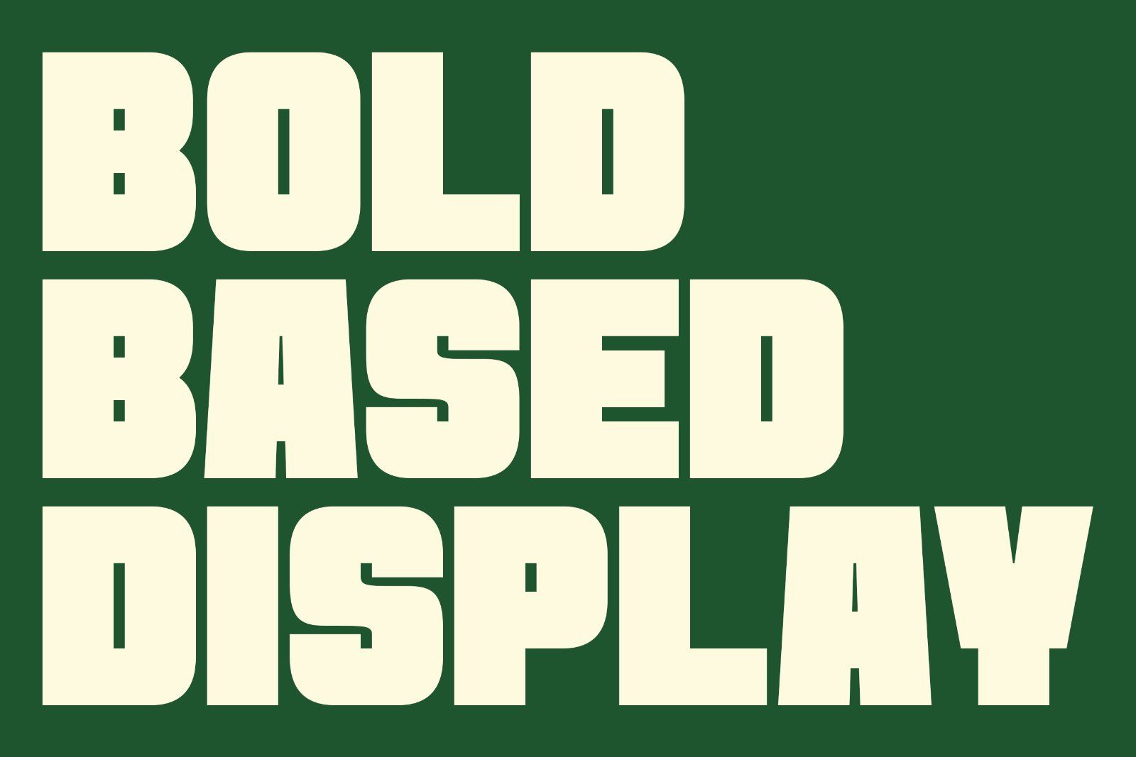 Moreno | Combination Display Font