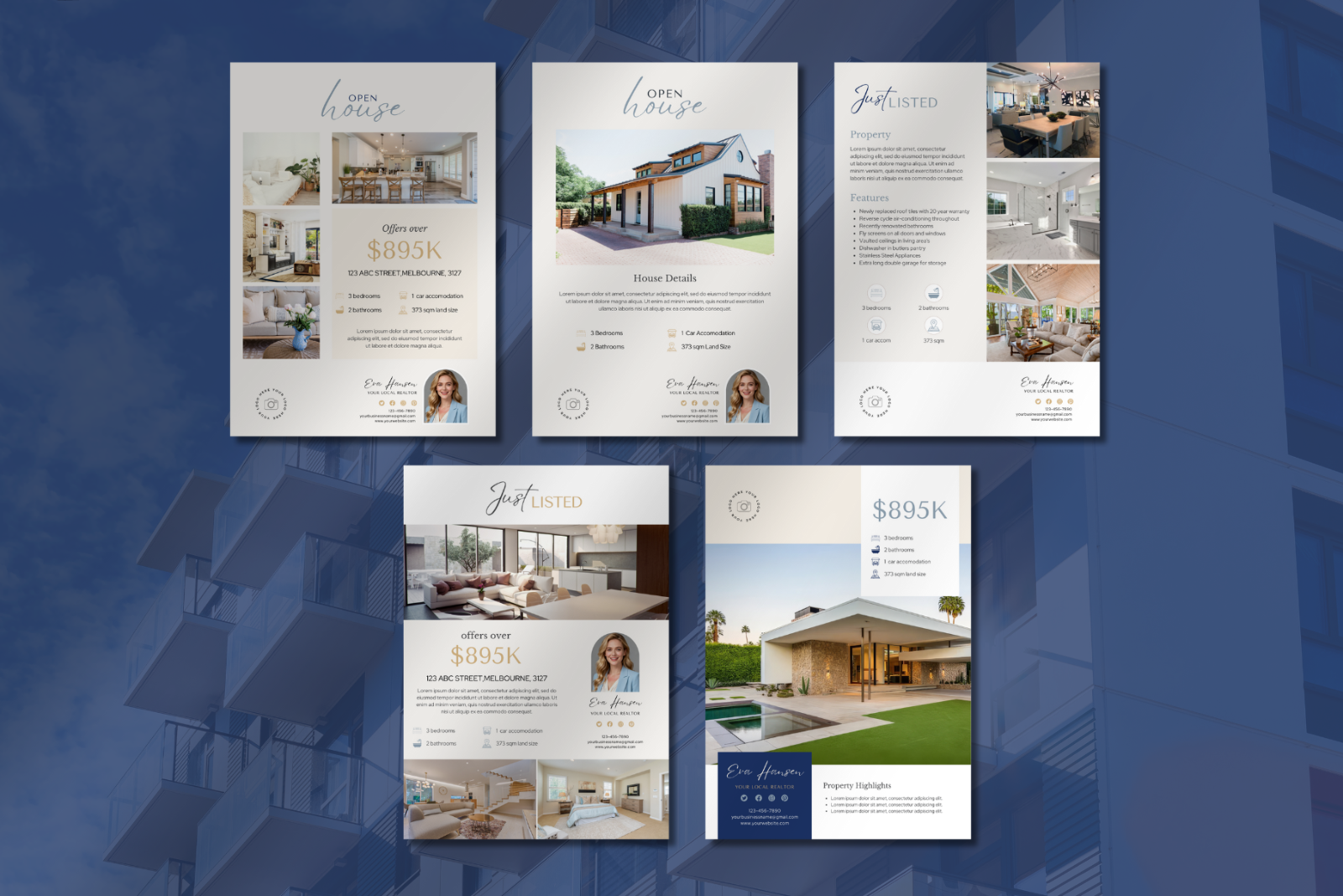10 Real Estate Flyer Canva Templates