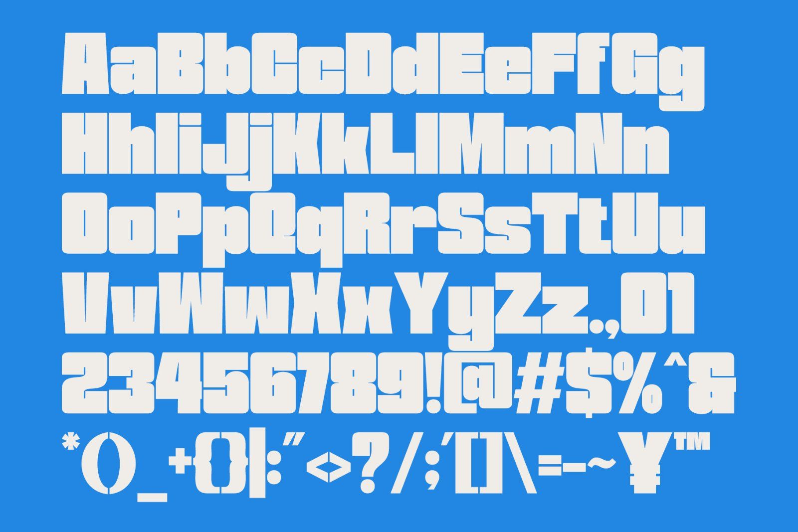 Rough | Bold Sans Serif Font