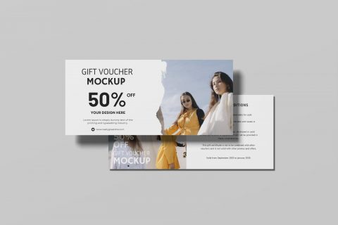 Gift Voucher Mockup
