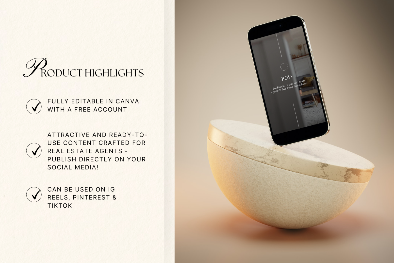 Real Estate Instagram Reels Templates