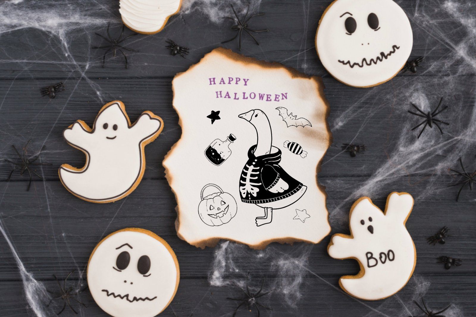 Halloween Silly Goose PNG,SVG