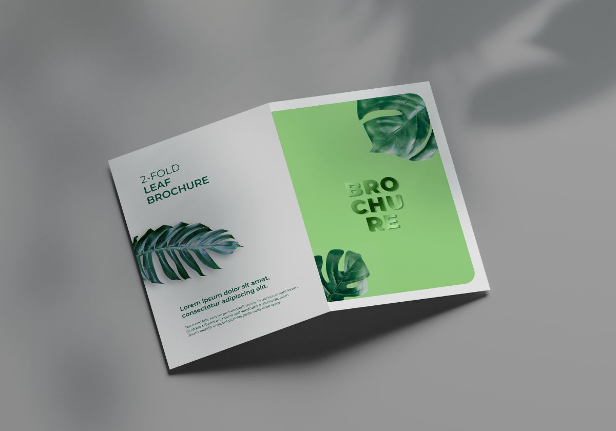 2-Fold Brochure Mockup