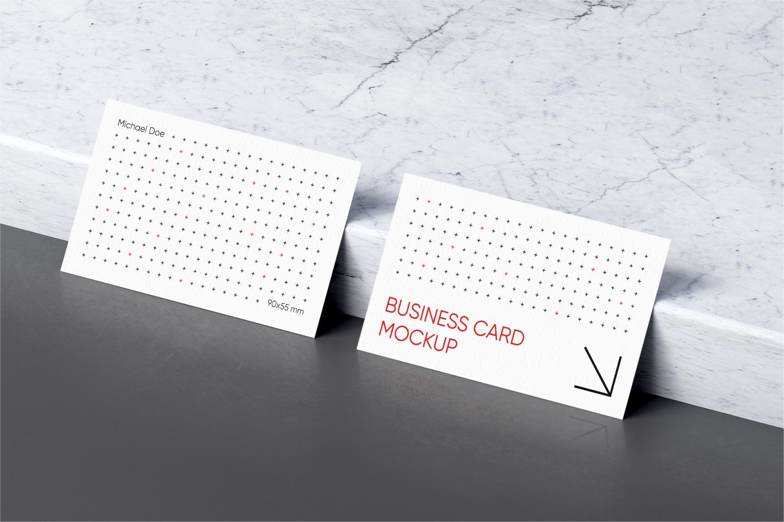 Modern Business Card Mockup Set