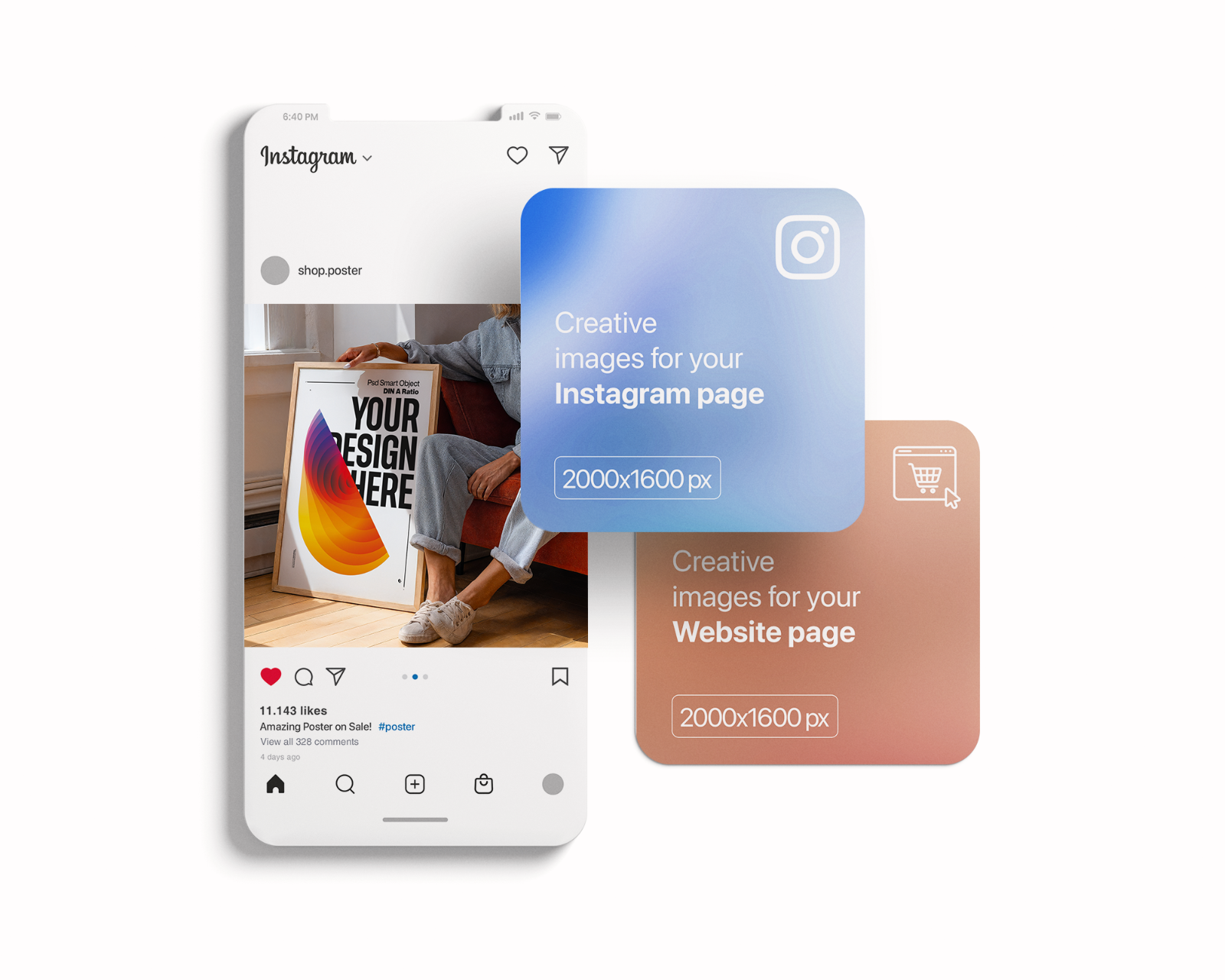 600+ Frame Mockup PSD Bundle Set