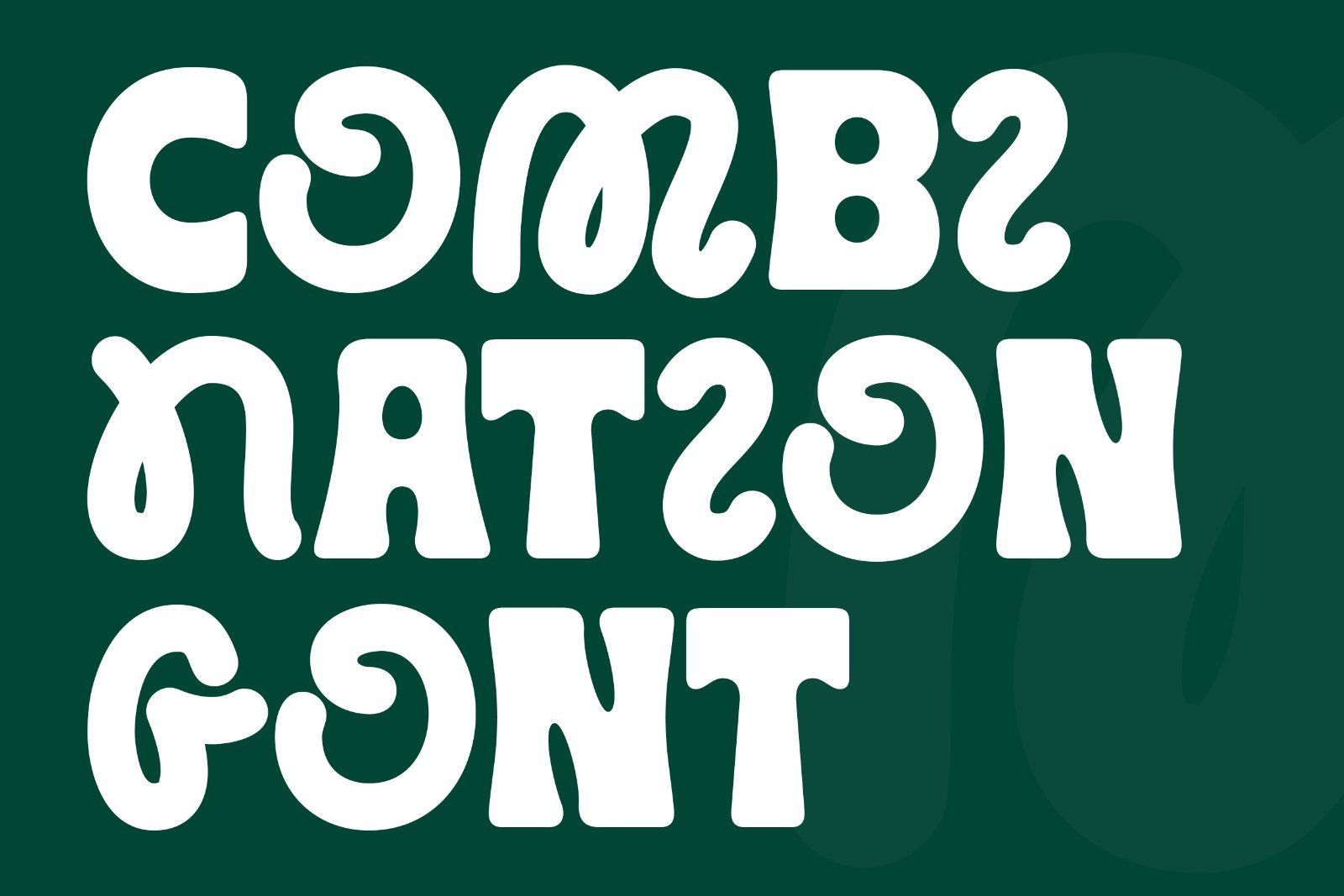 Marion - Display Combination Font