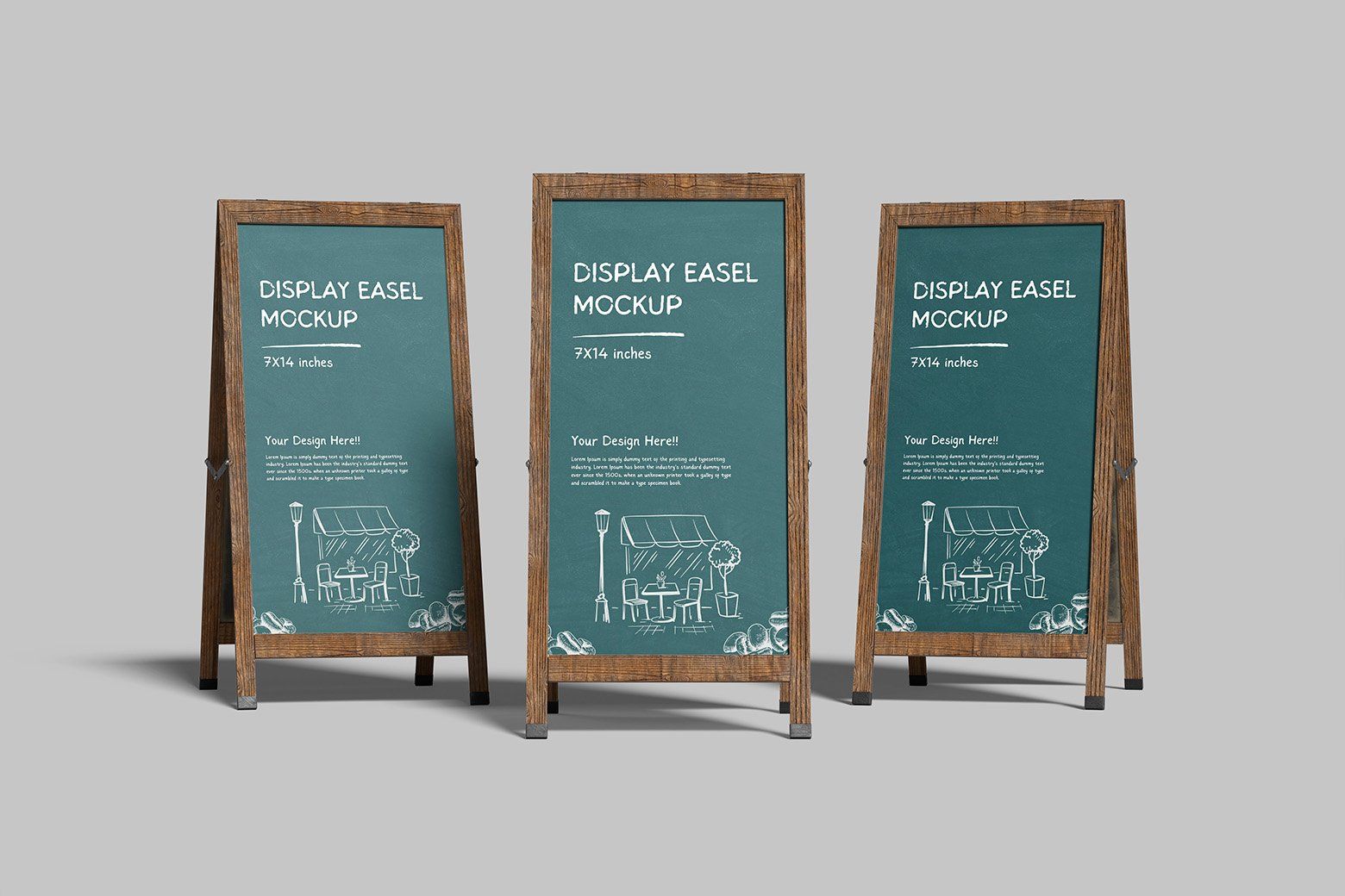 Display Easel Mockup