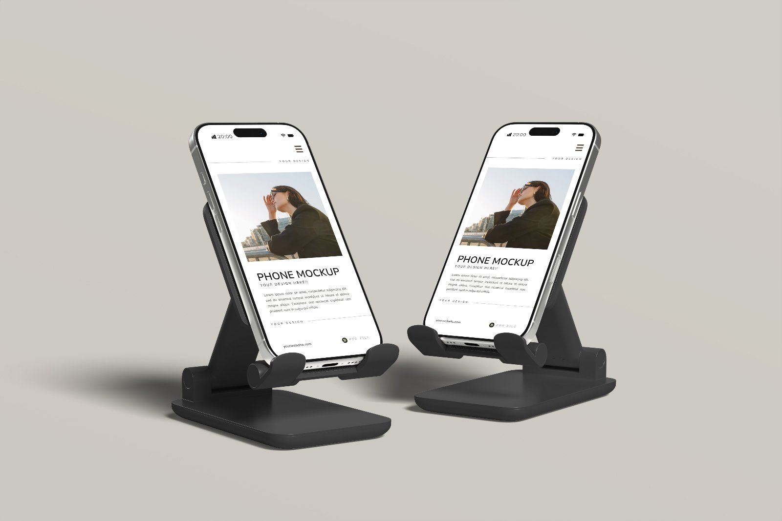 Phone Holder Mockup