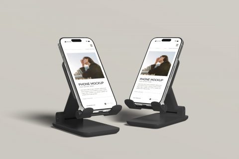 Phone Holder Mockup