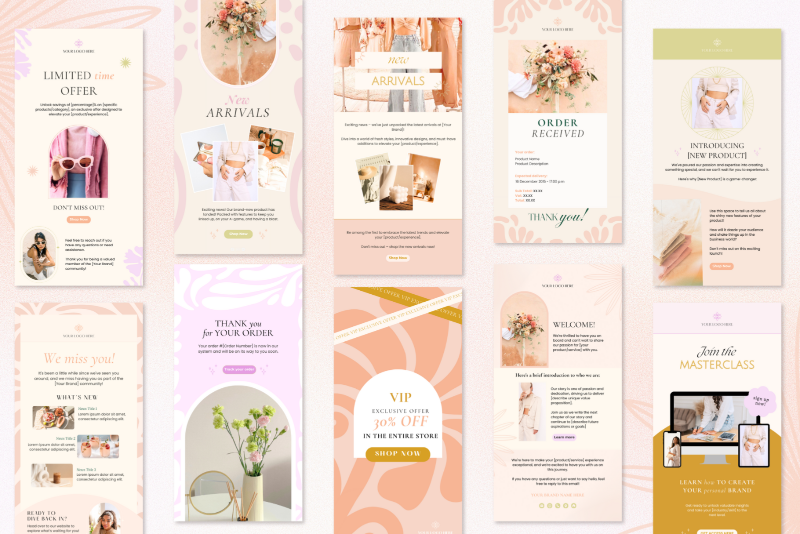 Email Marketing Canva Templates