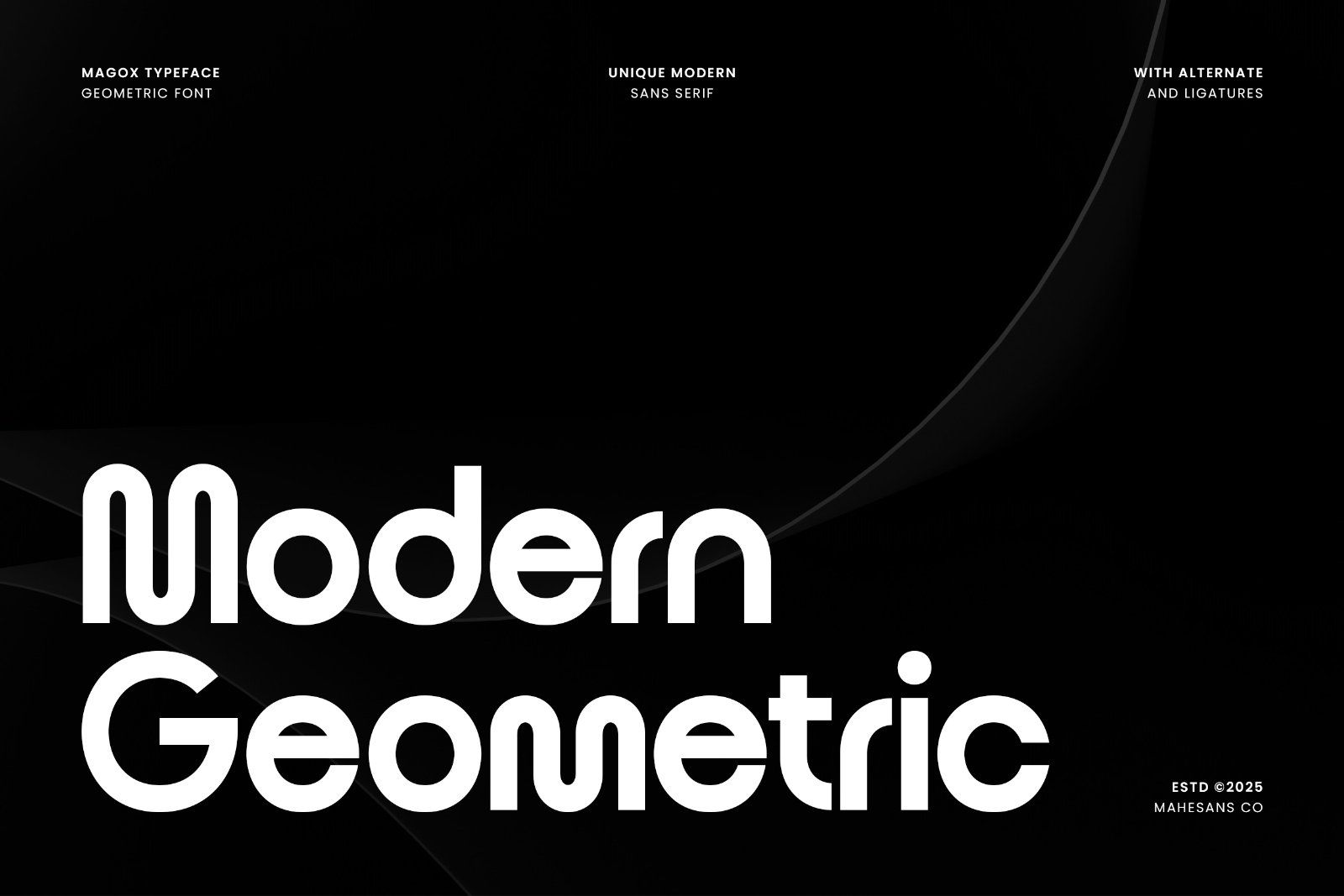 Magox – Unique Modern Sans Serif