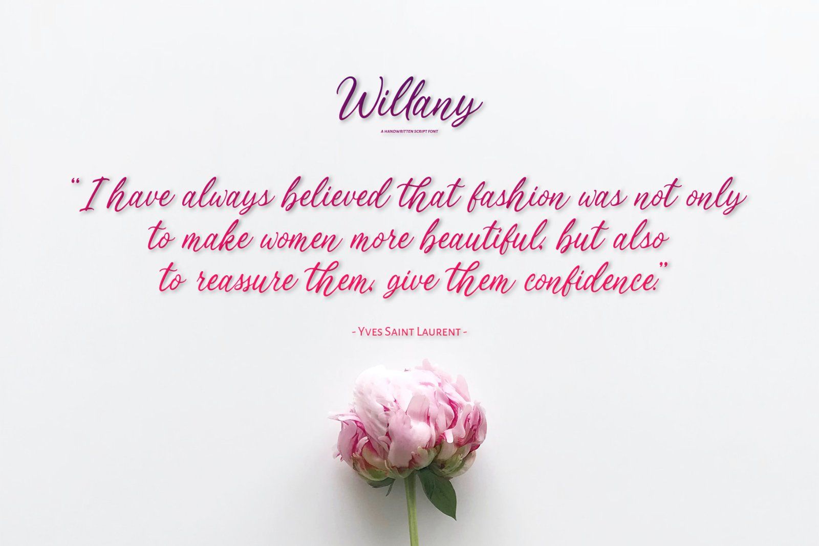Willany - Handwritten Font