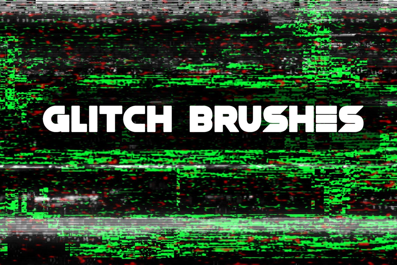 200 Glitch Photoshop Brushes, Glitch brush, Twitch brush, Photoshop brushes, Glitch Effect Stream
