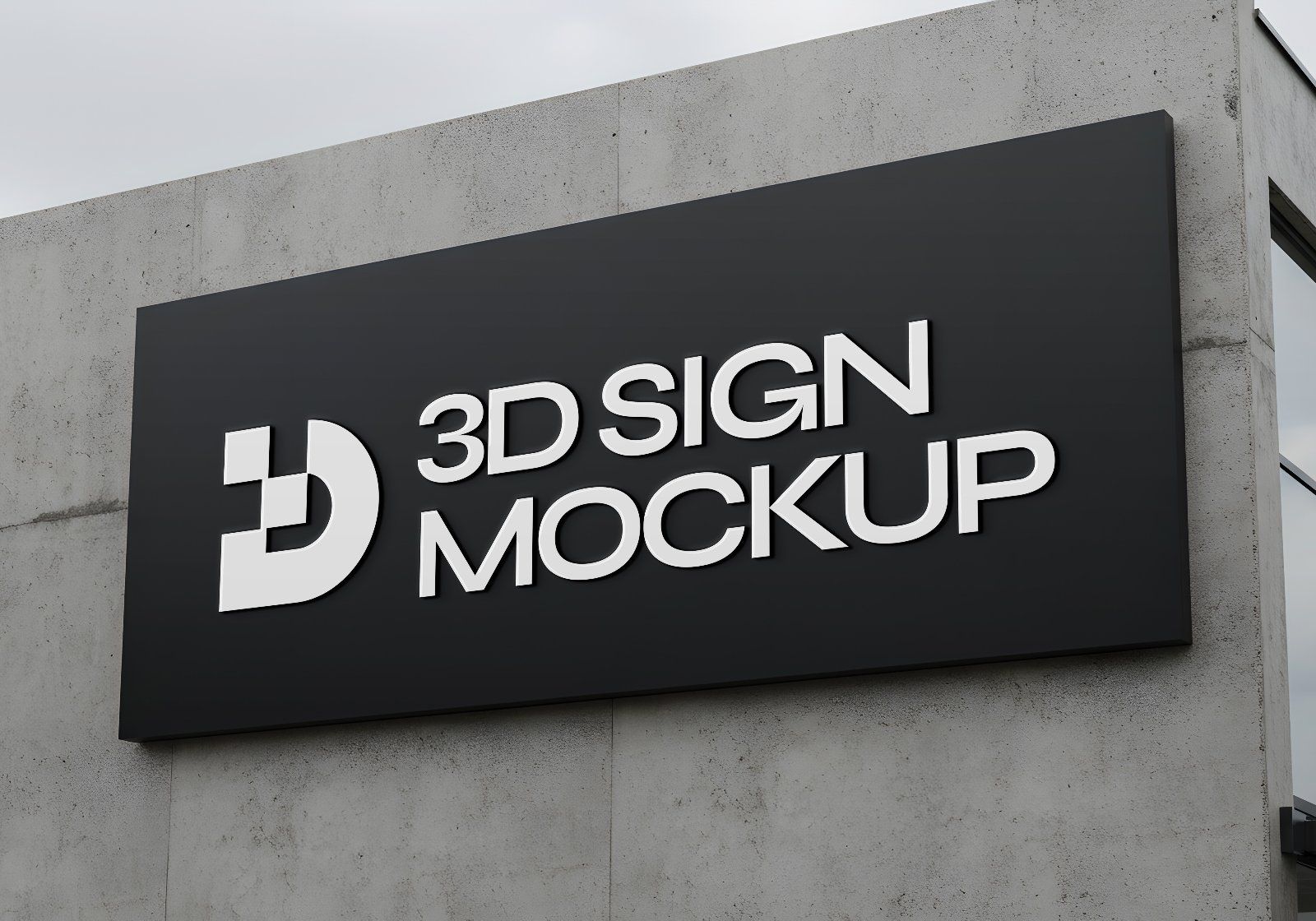 Signage Box Mockup Bundle – 20 PSD Templates for Storefront & Outdoor Branding