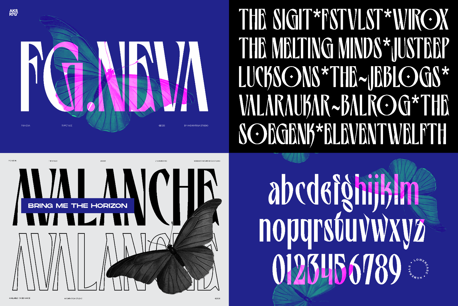 AKSRTG FONT BUNDLE VOL.1