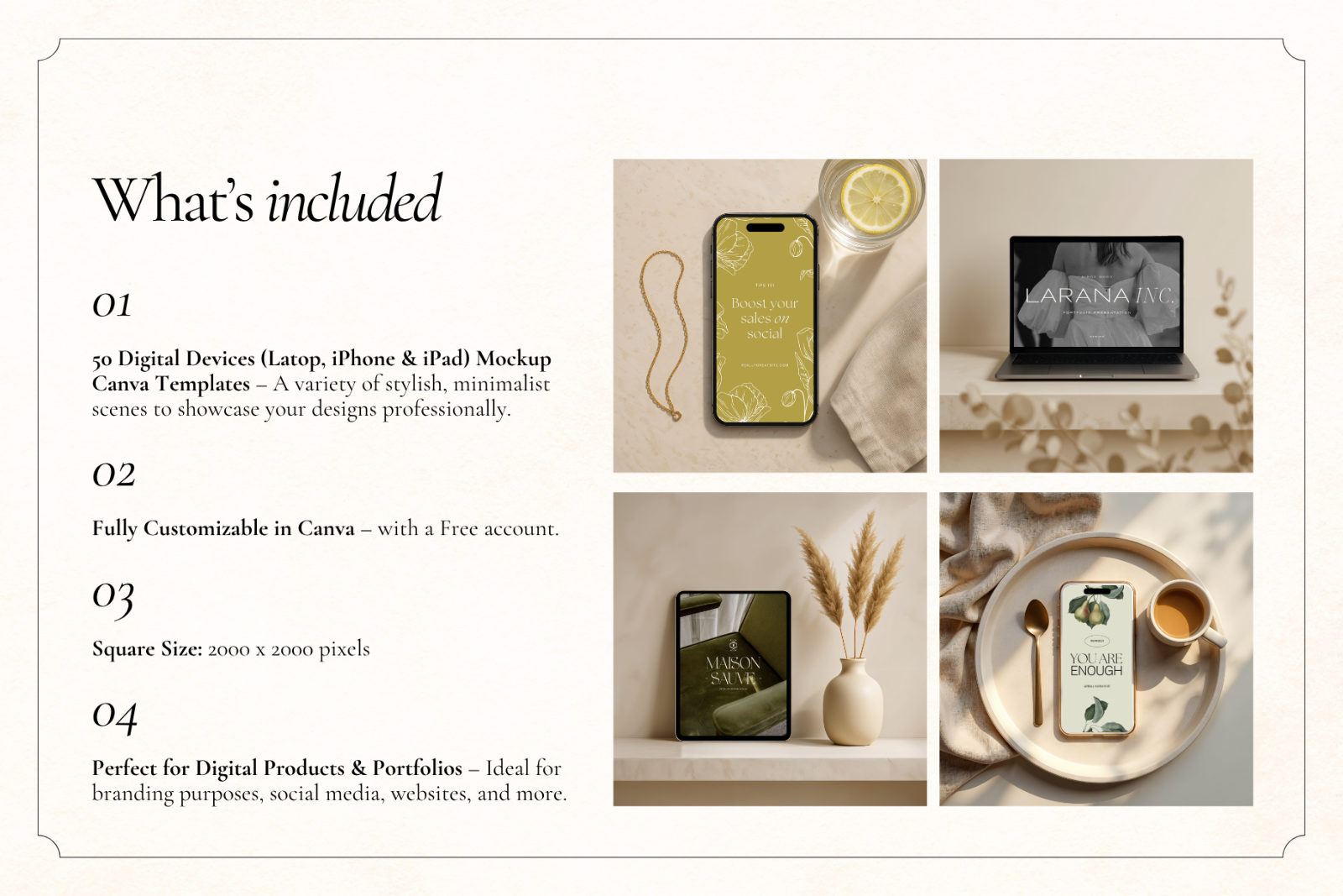 50 Digital Device Mockups Canva