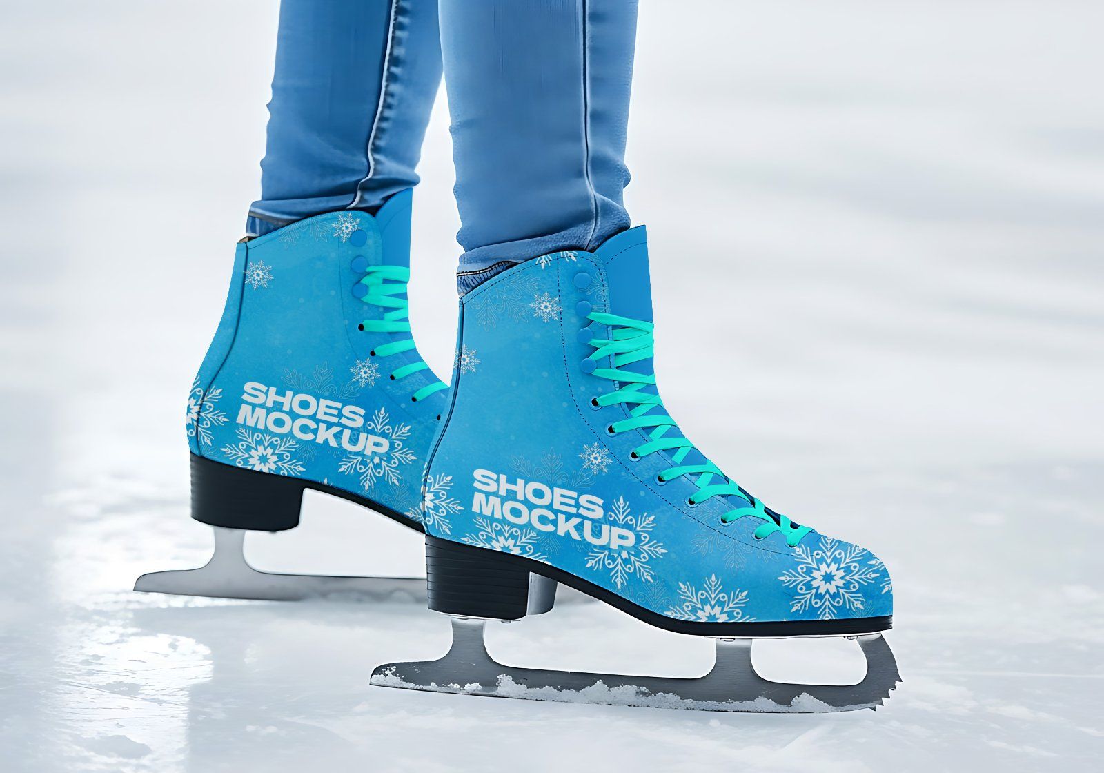 Premium Ice Skating Branding Mockup Bundle – 15 PSD Templates for Winter Sport & Rink Promotions