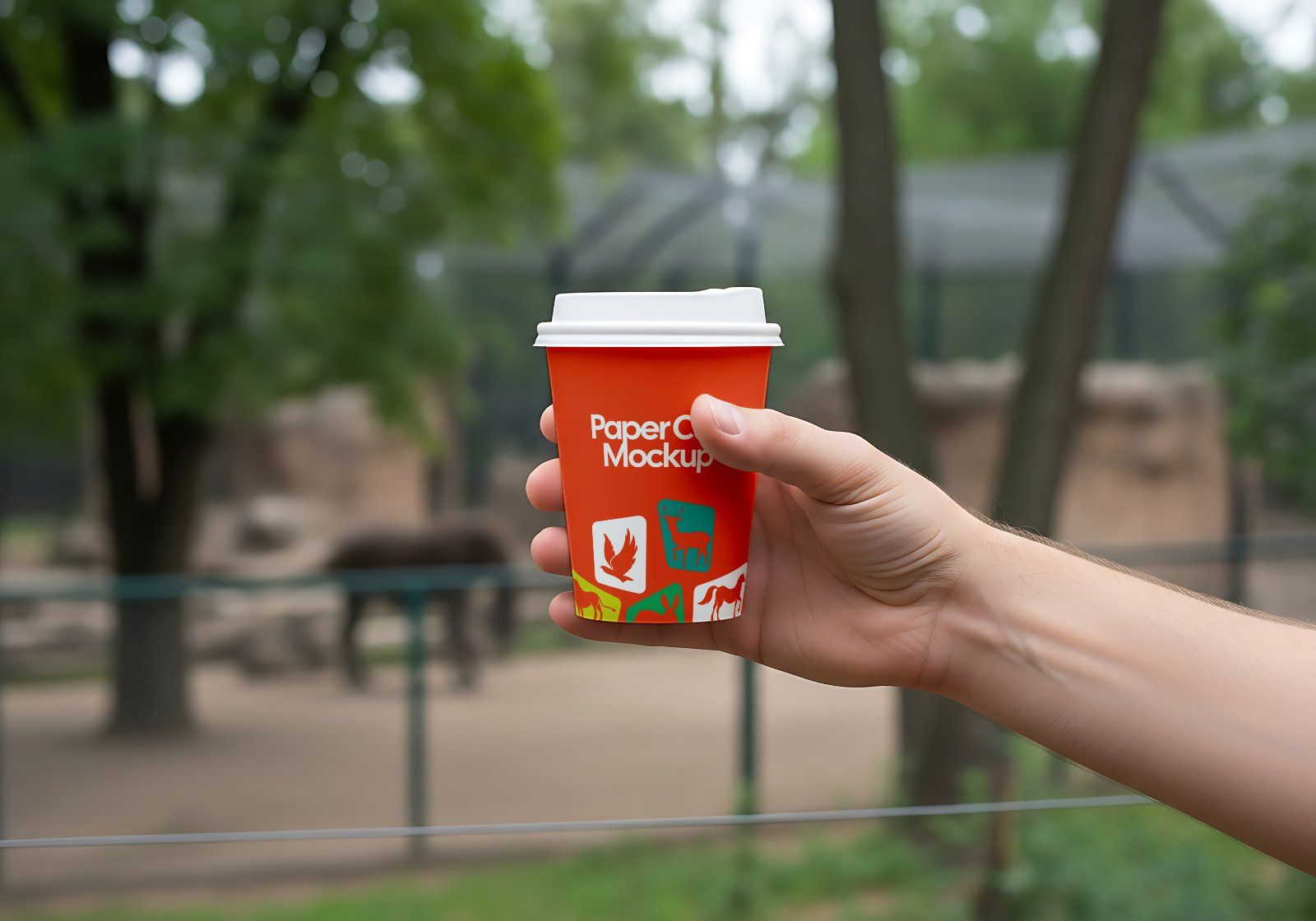 Premium Zoo Park Mockup