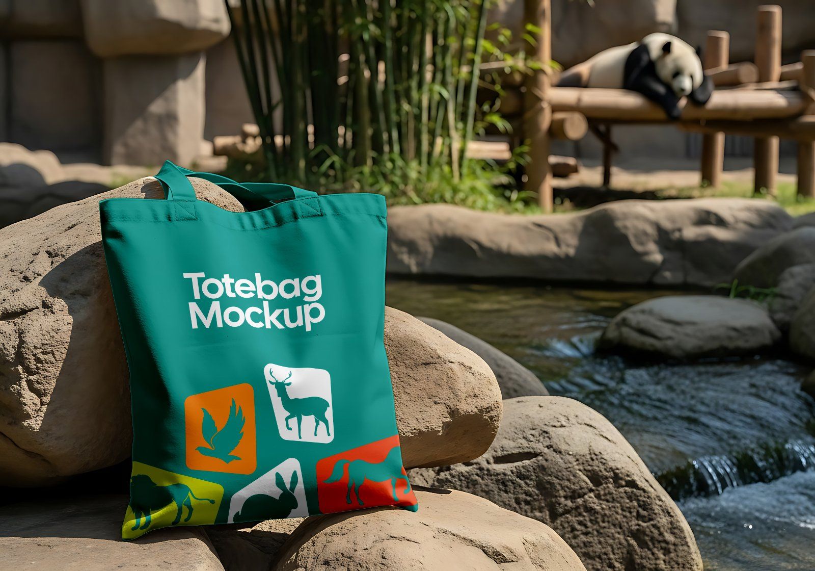 Premium Zoo Park Mockup