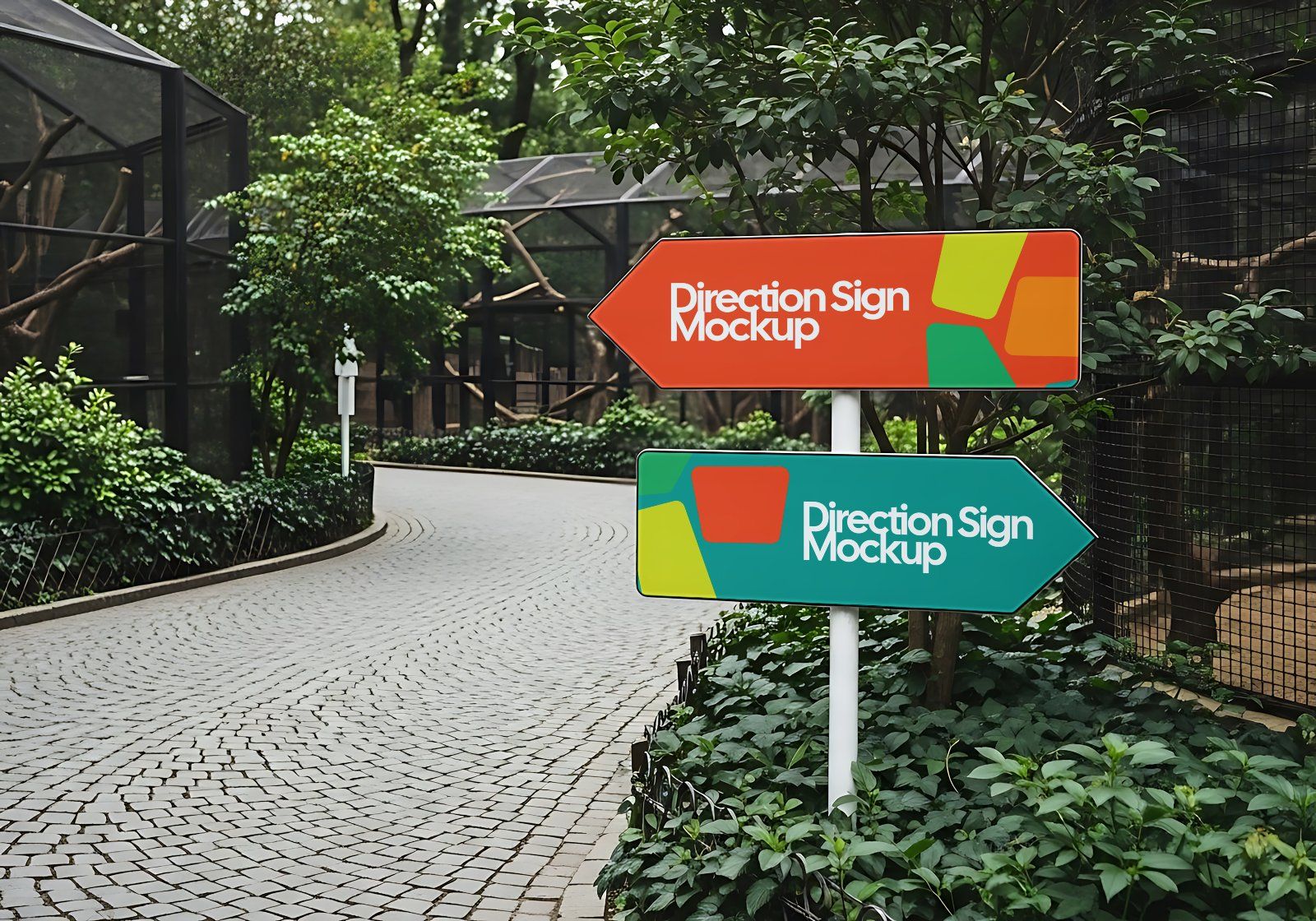 Premium Zoo Park Mockup