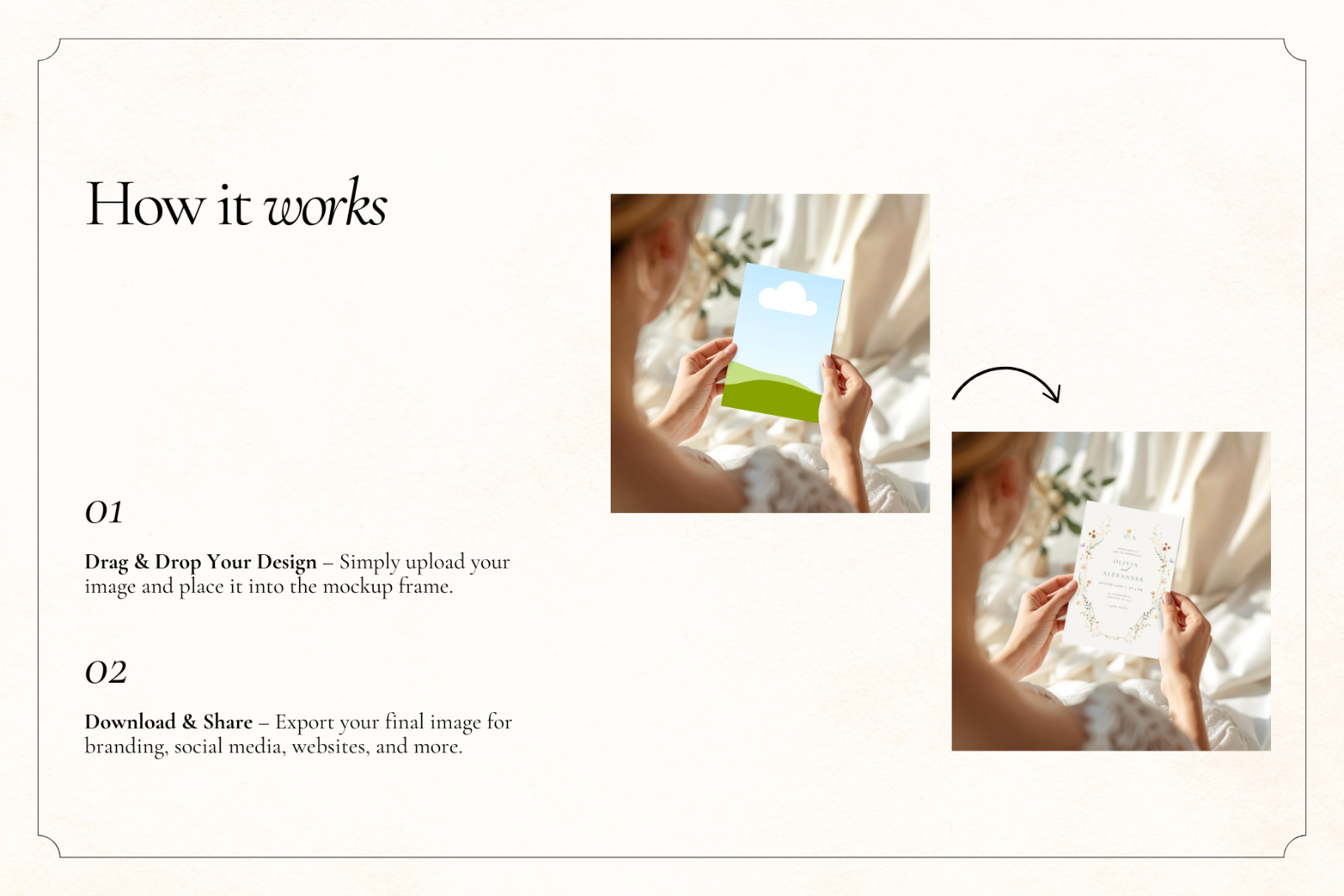 Wedding Invitation Canva Mockups