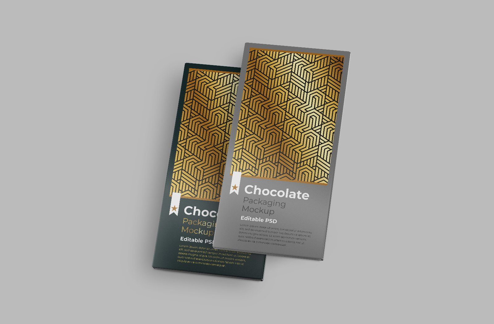 Chocolate Bar Packaging Mockup
