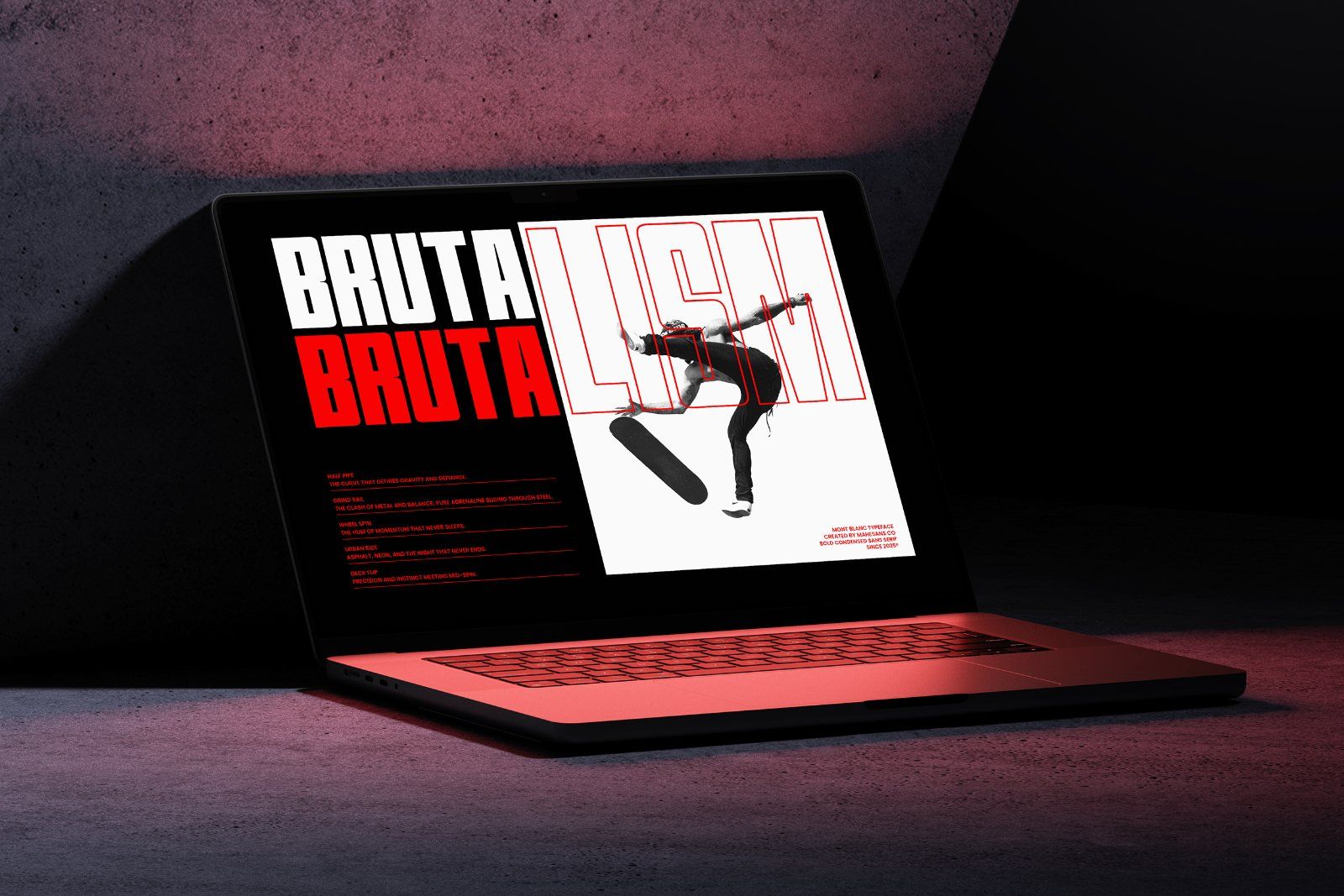 Mont Blanc - Condensed Sans Serif