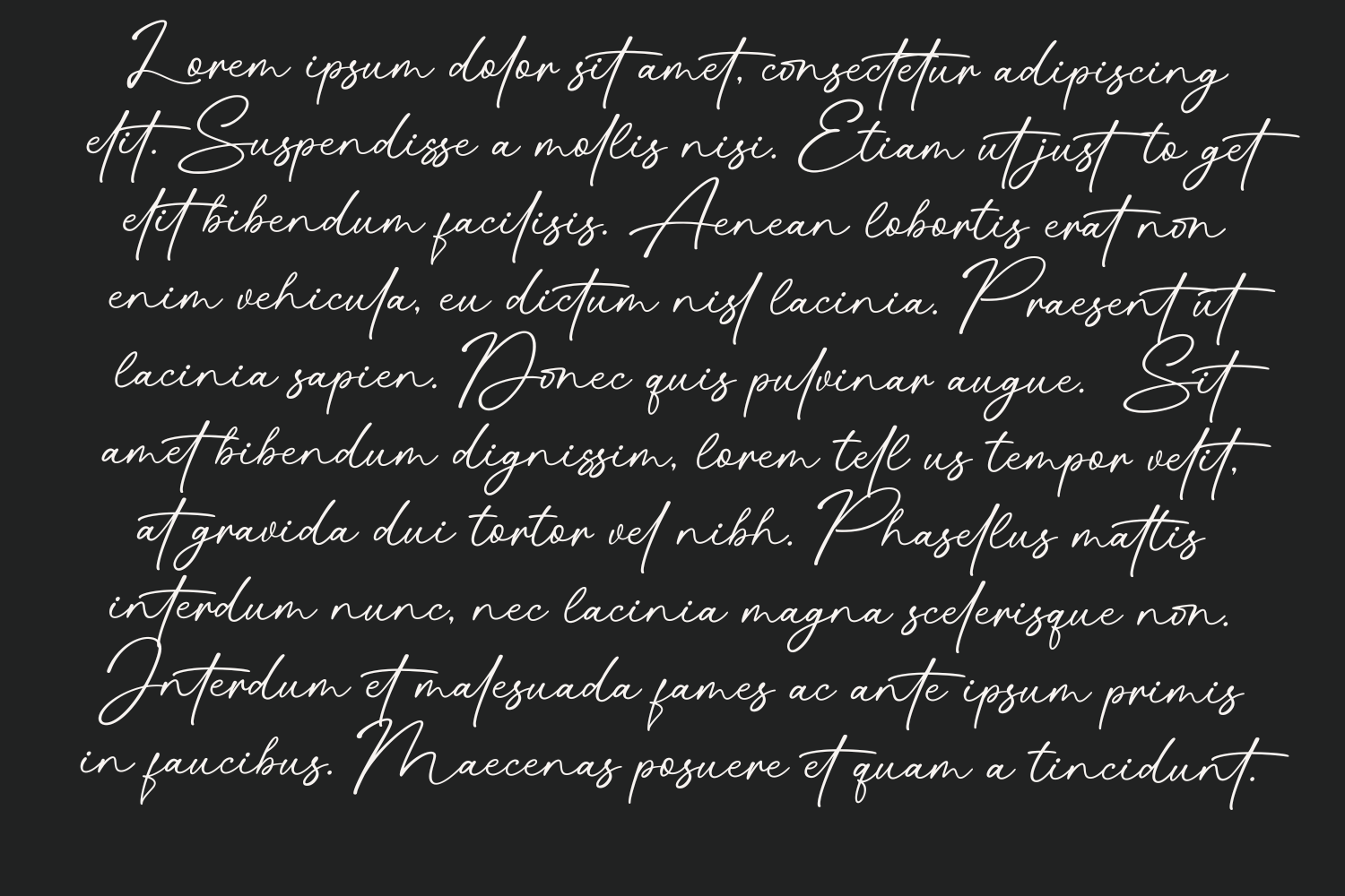 Ningetan Handwritten Font